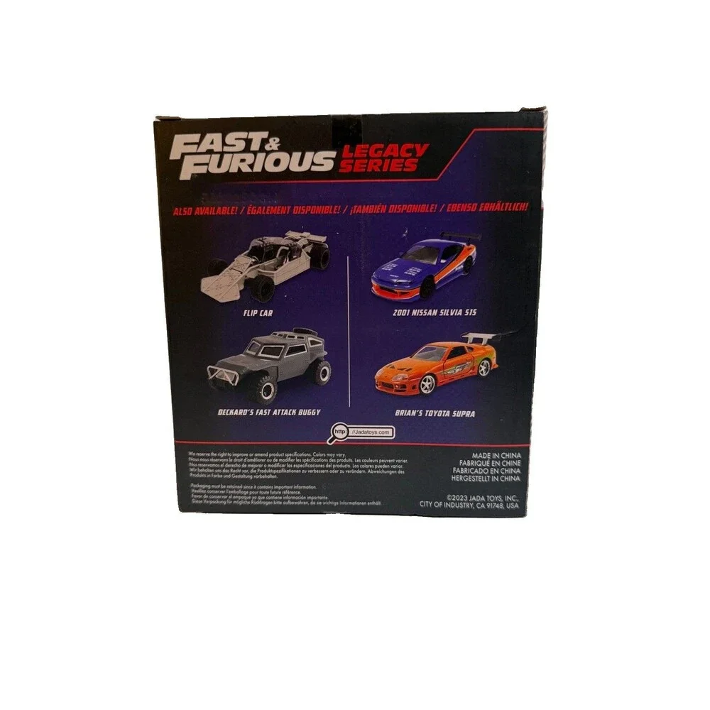 Jada Fast & Furious Legacy Series Nissan R34 & Bryan's Toyota Supra 1:32